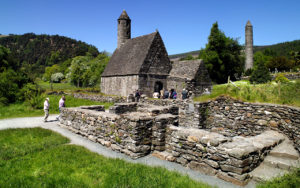 Glendalough Monastic Site was founded by Saint Kevin in County Wicklow, Ireland, all photos courtesy Tourism Ireland